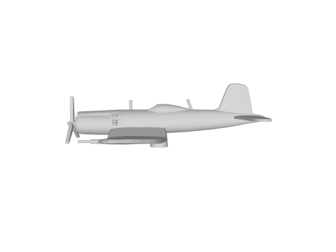 F4U Corsair Figures 3D Print Model
