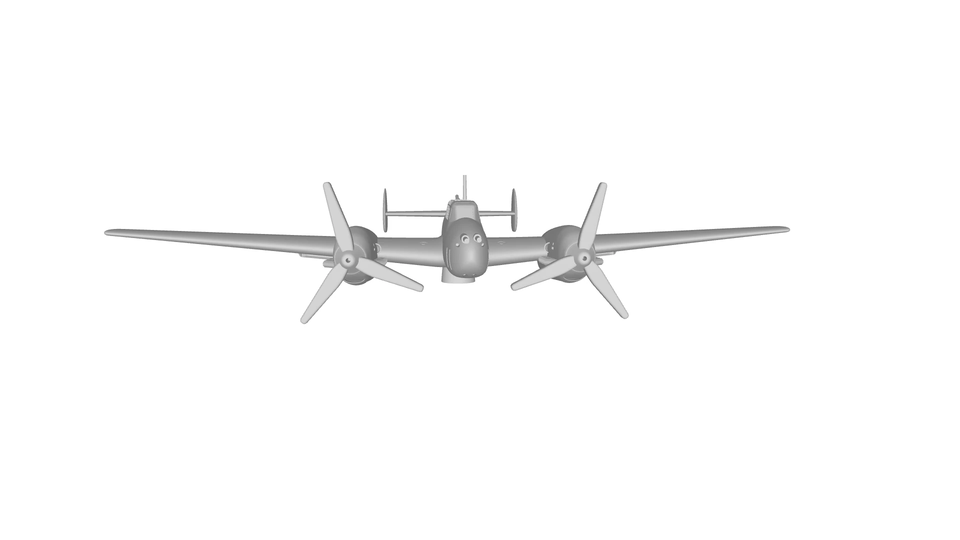 Messerschmitt Figures 3D Print Model .c4d .max .obj .3ds .fbx .stl .blend 