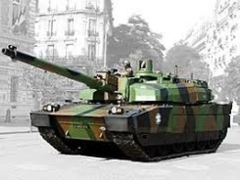 勒克莱尔主战坦克 by howie he 人物 3D 打印模型