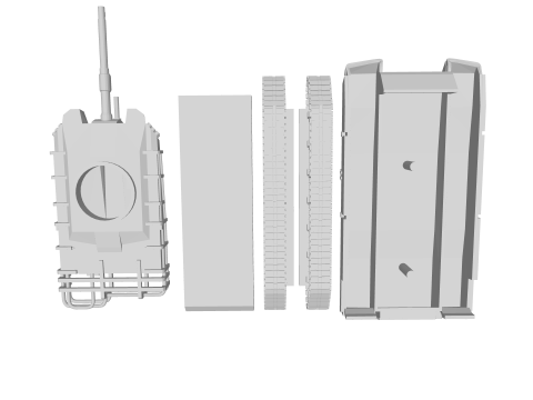 K2TankAll Figures 3Dプリントモデル
