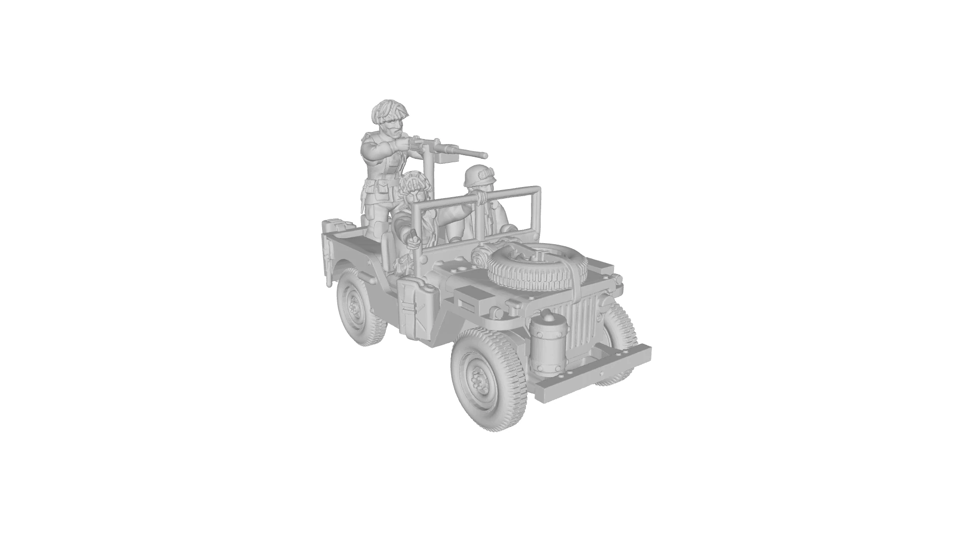 Eskice Miniature Figures 3D Print Model .c4d .max .obj .3ds .fbx .stl .blend 