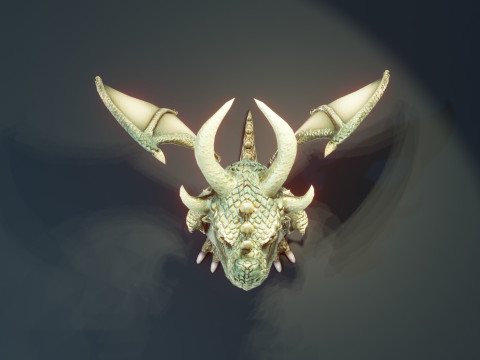 Cartoon Adamantine Dragon Animated 3D मॉडल