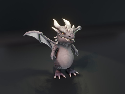 Cartoon Dragons 20 Stylized Dragons Pack 3D Model