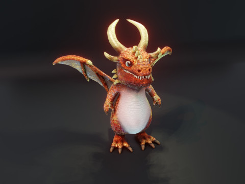 Cartoon Dragons 20 Stylized Dragons Pack 3D Model