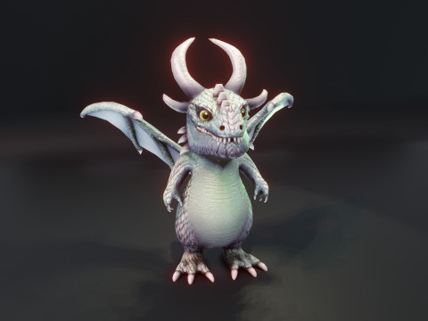 Cartoon Dragons 20 Stylized Dragons Pack 3D Model