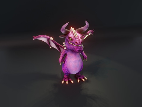 Cartoon Dragons 20 Stylized Dragons Pack 3D Model