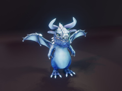 Cartoon Dragons 20 Stylized Dragons Pack 3D Model