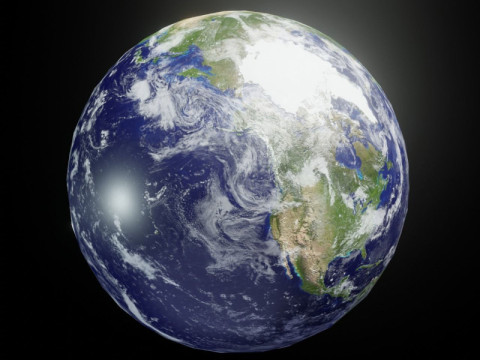 Photorealistic Solar System 3D Model