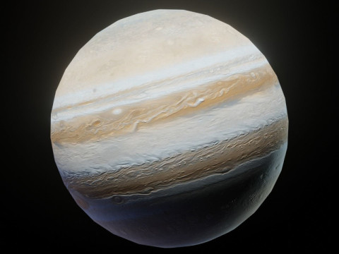 Photorealistic Solar System 3D Model