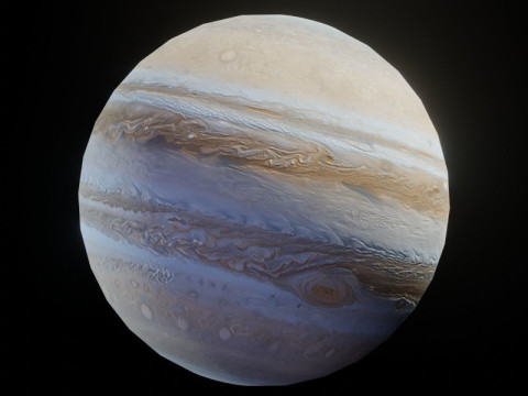 Photorealistic Solar System 3D Model