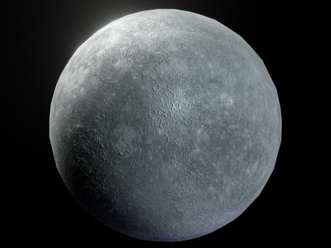 Photorealistic Solar System 3D Model