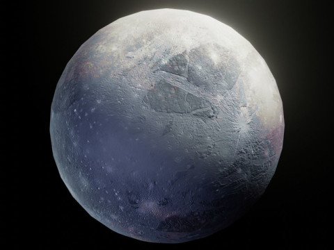 Photorealistic Solar System 3D Model