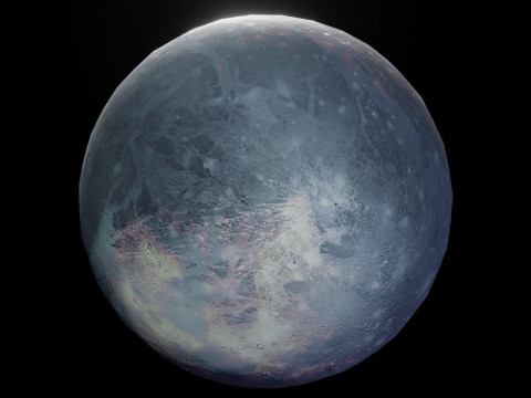 Photorealistic Solar System 3D Model
