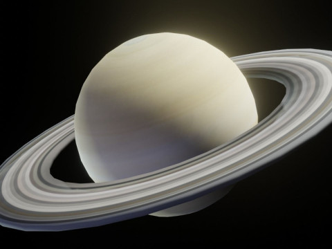 Photorealistic Solar System 3D Model