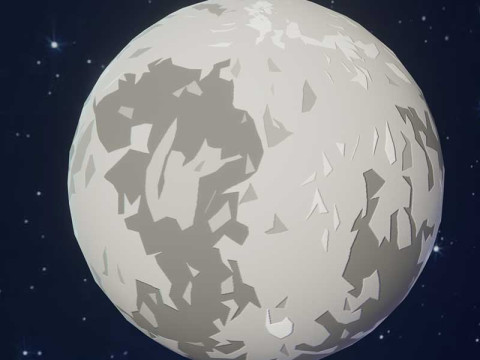 Stylized Solar System 3D 모델