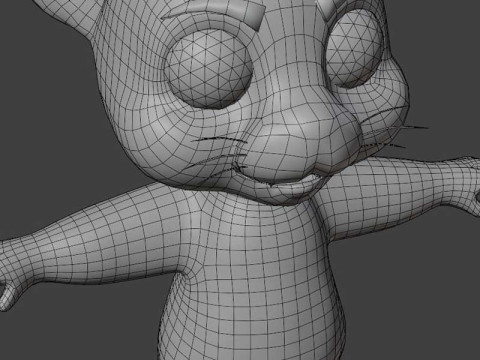 Cartoon Tiger Animated 3Dモデル