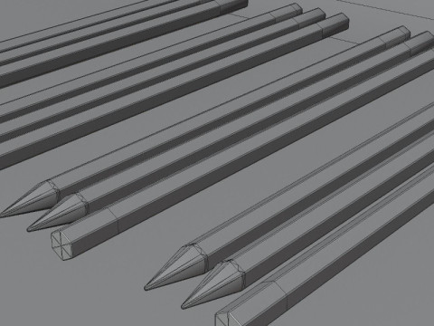 School Supplies Pack Model 3D