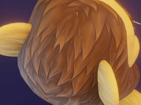 Cartoon Lion Animated 3D-Modell