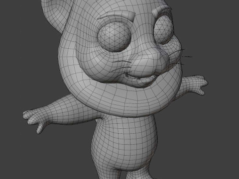 Cartoon Lion Animated 3D-Modell