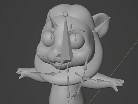 Cartoon Lion Animated 3D-Modell