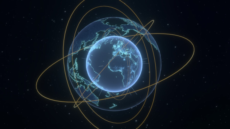 Animated Hologram Planet Earth 2 Sci-Fi 3D 模型 .c4d .max .obj .3ds .fbx .stl .blend 
