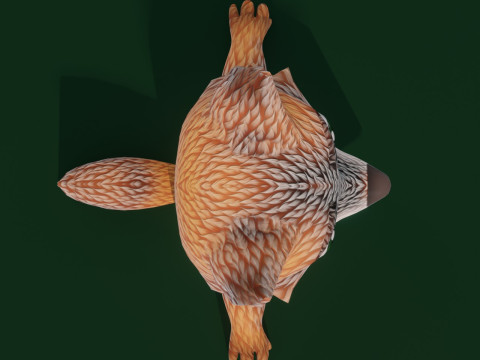 Cartoon Grey Fox Animated 3Dモデル
