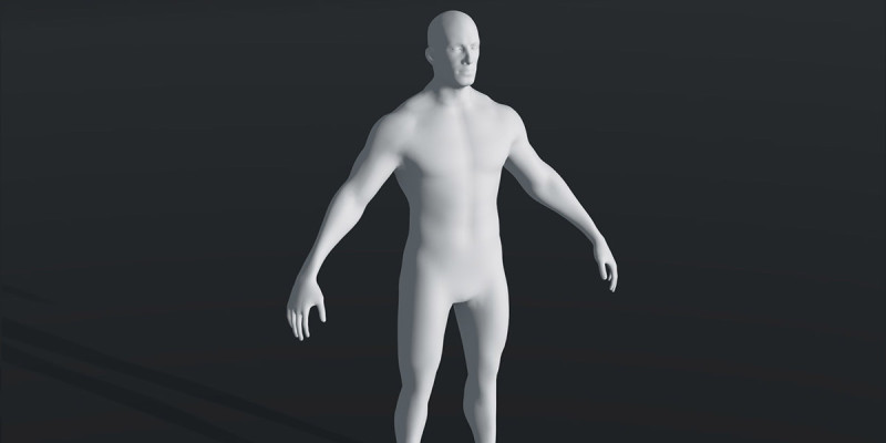 Male Body Base Mesh 28 Animations 20k Polygons 3D 模型 .c4d .max .obj .3ds .fbx .stl .blend 
