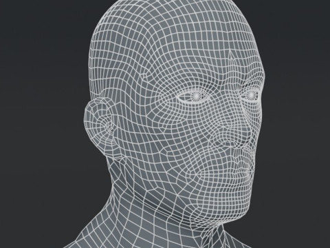 Male Body Base Mesh 10k Polygons Modelo 3D