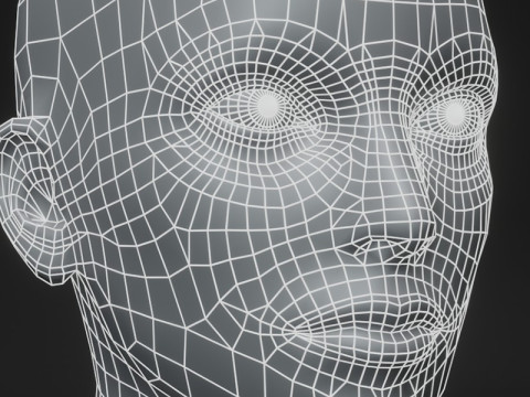 Female Body Base Mesh 10k Polygons 3D Model