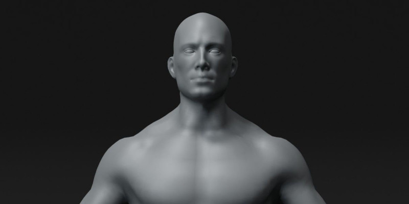 Male Body Base Mesh 20k Polygons Modelo 3D .c4d .max .obj .3ds .fbx .stl .blend 
