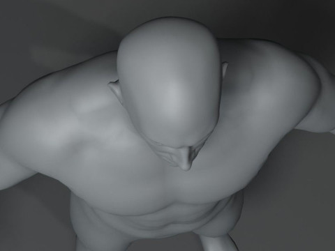 Male Body Base Mesh 20k Polygons Modelo 3D