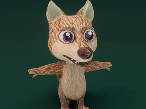 Animated Cartoon Animals Mega Pack Unity 3D Model