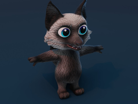 Animated Cartoon Animals Mega Pack Unity 3D Model