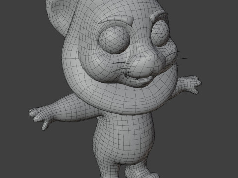 Cartoon Animated Tiger Lion and Wolf Collection Modèle 3D