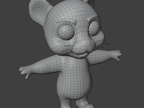 Cartoon Animated Tiger Lion and Wolf Collection Modèle 3D