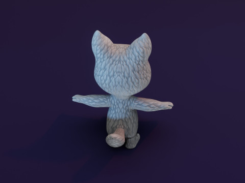 Cartoon Animated Wolf Fox and Squirrel Collection 3D Model