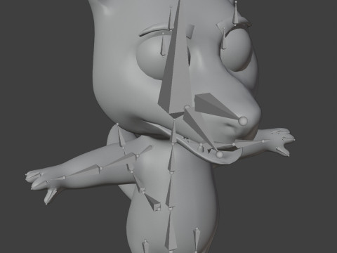 Cartoon Animated Wolf Fox and Squirrel Collection 3D Model