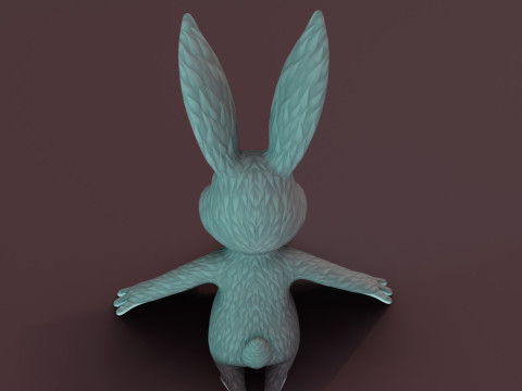 Cartoon Animated Owl Wolf and Rabbit Collection Modèle 3D
