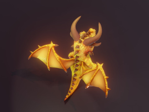 Cartoon Gem Dragons Animated Modelo 3D
