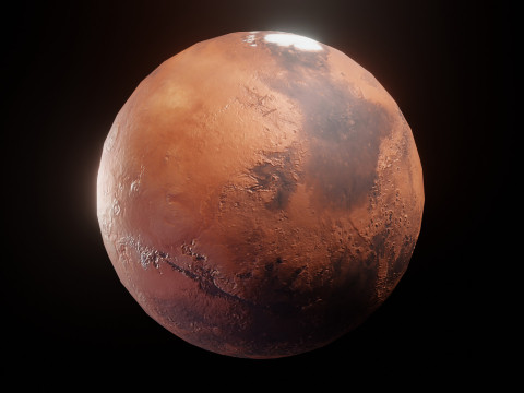 Photorealistic Solar System Moon Included 2k Textures Low-poly Modelo 3D