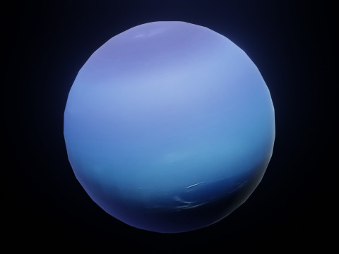 Photorealistic Solar System Moon Included 2k Textures Low-poly Modelo 3D