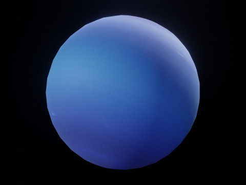 Photorealistic Solar System Moon Included 2k Textures Low-poly Modelo 3D
