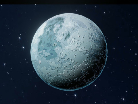 Alien Sci-Fi Planets Pack 3D Model