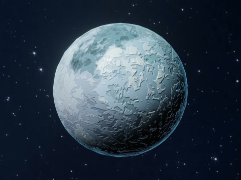 Alien Sci-Fi Planets Pack 3D Model