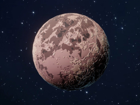Alien Sci-Fi Planets Pack 3D Model