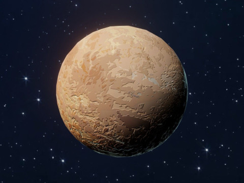 Alien Sci-Fi Planets Pack 3D Model