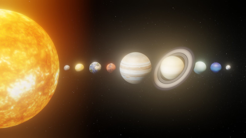 Photorealistic Solar System 8k Textures Model 3D .c4d .max .obj .3ds .fbx .stl .blend 