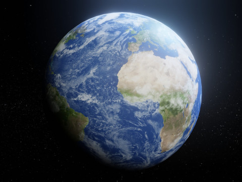 Photorealistic Solar System 8k Textures Model 3D