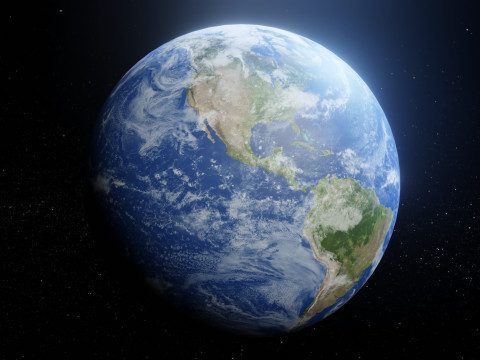 Photorealistic Solar System 8k Textures Model 3D