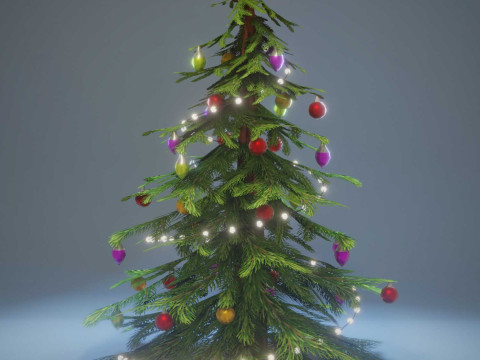Stylized Christmas Tree 3D-Modell